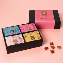 【送料無料】コロコロワッフルパック20袋セット 定番の味3種とラズベリー