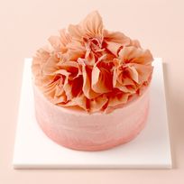 【グルテンフリー】NYチーズケーキ 4号（12cm） いちごチョコのフラワーデコレーション｜当店人気No.1 母の日2026