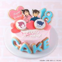 「名探偵コナン」カスタムケーキ（工藤新一＆毛利蘭）
