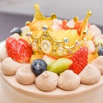 2026春の新作：ティアラ付き デコレーションチョコケーキ 5号（誕生日・推し活・バースデー・映え）