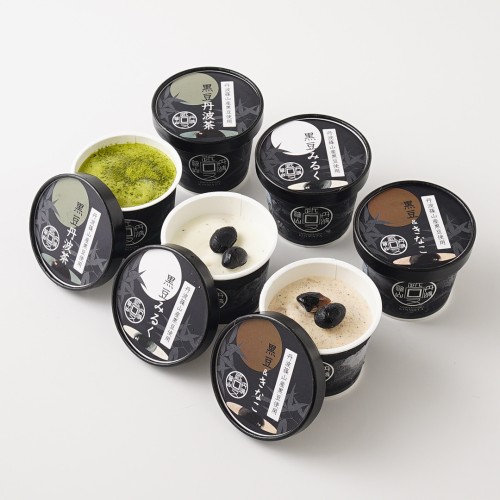 丹波篠山近又 黒豆ときなこ、丹波茶のアイスクリーム 12個 