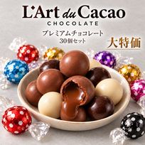 【送料無料・大特価】L’Art du Cacao（ラール・デュ・カカオ）プレミアムチョコレート 詰め合わせ30個入り（ランダム）
