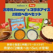 沖縄 ジミー ジャーマンケーキアイス ＆ アップルパイアイス 詰め合わせ 6個セット アイスクリーム   沖縄 Jimmy'sコラボ商品 ご当地 アイスクリーム ギフト 誕生日 アイス 父の日2026