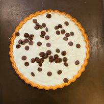 チョコミントレアチーズタルト
