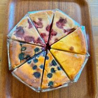 ベリーのチーズケーキトリオ