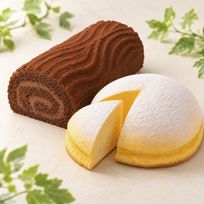 ふんわりチーズケーキ(６号 18cm) ＆ 生チョコロール(17cm) セット