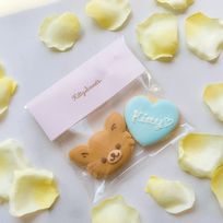 【チワワ＋ハート】アイシングクッキー2枚セット