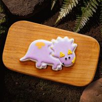 恐竜クッキー【トリケラトプス】アイシングクッキー クッキー デコレーションケーキ オリジナルケーキ 誕生日 