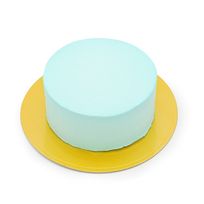 すっぴんケーキ™ 推し色ライトブルー｜自分で飾る推し活ケーキ 5号【冷凍】