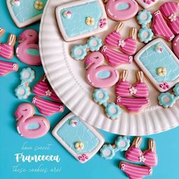 TO THE POOL アイシングクッキー 5枚入り 
