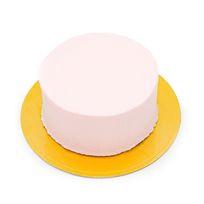 すっぴんケーキ™ 推し色ピンク｜自分で飾る推し活ケーキ４号【冷凍】
