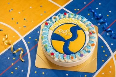 選べるカラー⭐︎バレーボールケーキ 4号