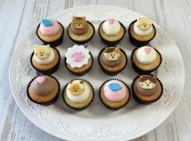  ねこミニカップケーキ♡12個セット誕生日プレゼント