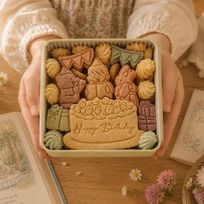 クッキー缶/きみと季節のとなりに「HappyBirthday」