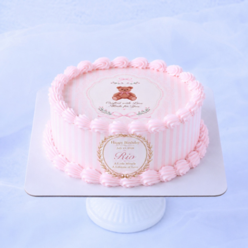 テディーベアのケーキ 4号5号サイズ