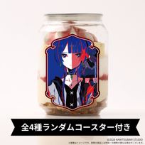 【KAMITSUBAKI STUDIO】理芽 ランダムコースター付きケーキ缶（イチゴカスタード味）