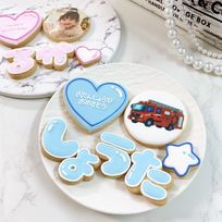 ◻︎\\ 新作セール!! // お名前＆プリントクッキーSET《 2枚｜アイシングクッキー｜お好きな写真で 》