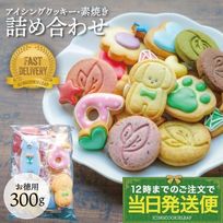 【当日発送便：スペシャルパック】※※数量限定！大容量300g訳ありクッキー詰め合わせ※※素焼きクッキー 訳あり お買い得 大容量  かわいい お菓子 プチギフト 期間限定 詰め合わせ 大人数 自分用 クッキー ギフト アイシングクッキーleap 