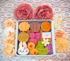 11種類の米粉ブレンド クッキー缶｜アイシングクッキー入り｜贈りものにも！