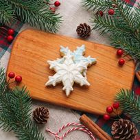 【雪の結晶】アイシングクッキー クリスマス クッキー プチギフト かわいい お菓子 個包装