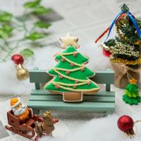 【クリスマスツリークッキー】アイシングクッキー クリスマス クッキー プチギフト かわいい お菓子 個包装