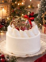 クリスマスいちごのデコレーションケーキ 4号 12cm クリスマス2026