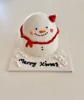 【数量限定】韓国風スノーマンケーキ クリスマス2026