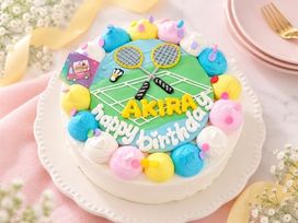 選べるカラー⭐︎バドミントンケーキ 4号