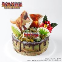 「最強王図鑑」クリスマスホールケーキ 4号