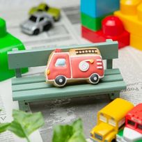 乗り物クッキー【消防車クッキー】アイシングクッキー クッキー プチギフト デコレーション かわいい お菓子 個包装 はたらくくるま 働く車 乗り物