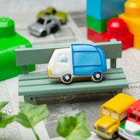 乗り物クッキー【ゴミ収集車】アイシングクッキー クッキー プチギフト デコレーション かわいい お菓子 個包装 はたらくくるま 働く車 乗り物