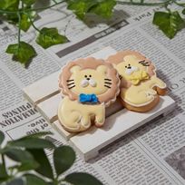 【ライオン】アイシングクッキー クッキー プチギフト デコレーション かわいい お菓子 個包装 動物 どうぶつ 生き物