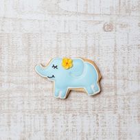 【ゾウ】アイシングクッキー クッキー プチギフト デコレーション かわいい お菓子 個包装 動物 どうぶつ 生き物 ぞう 象
