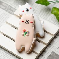 立ち動物【立ちイヌ】アイシングクッキー クッキー プチギフト デコレーション かわいい お菓子 個包装 動物 どうぶつ 生き物 イヌ いぬ 犬