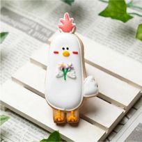 立ち動物【立ちニワトリ】アイシングクッキー クッキー プチギフト デコレーション かわいい お菓子 個包装 動物 どうぶつ 生き物 ニワトリ にわとり 鶏
