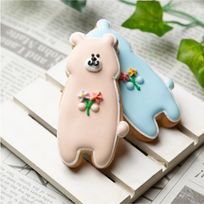 立ち動物【立ちクマ】アイシングクッキー クッキー プチギフト デコレーション かわいい お菓子 個包装 動物 どうぶつ 生き物 クマ くま 熊