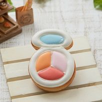 【チーク】アイシングクッキー クッキー プチギフト デコレーション かわいい お菓子 個包装 メイク 化粧