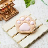 肉球と土台カラーを選べる【肉球】アイシングクッキー クッキー プチギフト デコレーション かわいい お菓子 個包装 いぬ ねこ 犬 猫 
