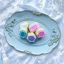 【宝石セット(5個入り)】アイシングクッキー かわいい お菓子 誕生日 バースデー 推し活 推しケーキ プチギフト クッキー ギフト アイシングクッキーleap プリンセス お姫様