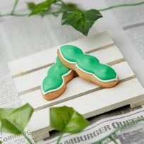 【えだまめ(2個入り)】アイシングクッキー クッキー プチギフト デコレーション かわいい お菓子 個包装 アイシングクッキーleap 退職 お礼 父の日 母の日 敬老の日