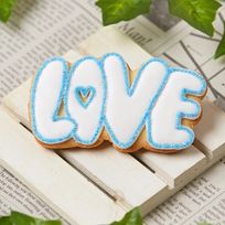 【LOVE】アイシングクッキー クッキー プチギフト かわいい お菓子 個包装 アイシングクッキーleap