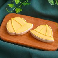 2タイプから選べる【通学帽子】アイシングクッキー クッキー プチギフト かわいい お菓子 個包装 アイシングクッキーleap 入園 入学 卒園 卒業