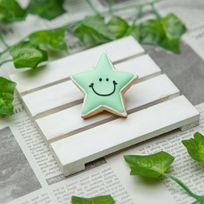 【スマイル星】アイシングクッキー クッキー プチギフト かわいい お菓子 個包装 アイシングクッキーleap
