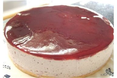 2層のムース～ブルーベリーアイスケーキ  19cm