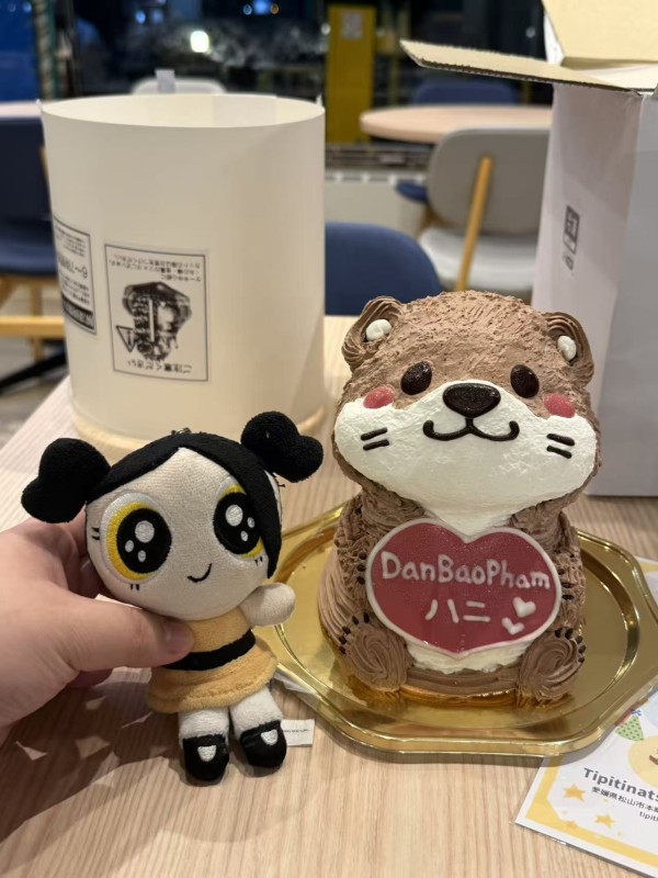 かわうその立体ケーキ カワウソ 動物ケーキ センイルケーキの口コミ