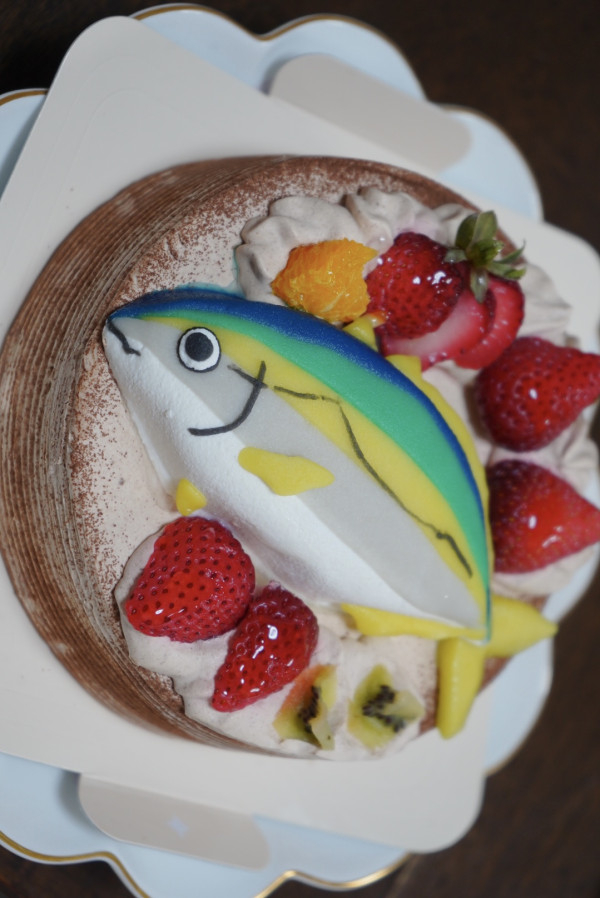 土台あり 立体キャラクターケーキ ショコラ 5号 15cmの口コミ・評判の投稿画像