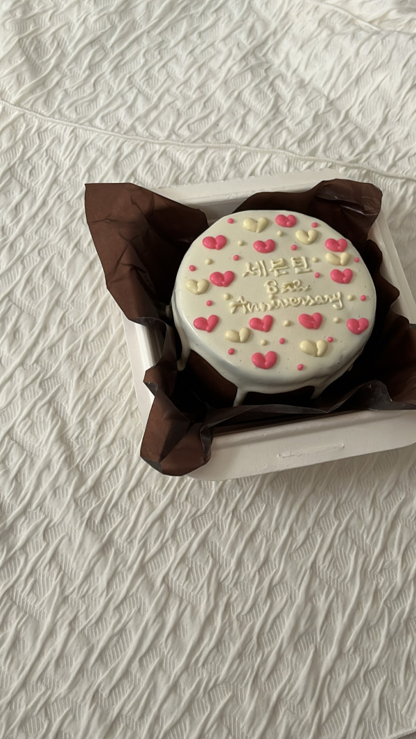 デザインが選べる濃厚チョコドリップランチボックスケーキ（ハート）3号の口コミ・評判の投稿画像