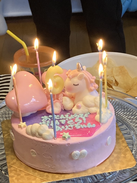 ピンクユニコーンのセンイルケーキの口コミ・評判の投稿画像