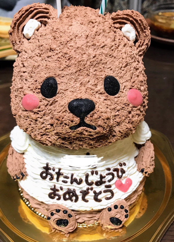 くまの立体ケーキ クマ くまさん 動物ケーキの口コミ・評判の投稿画像