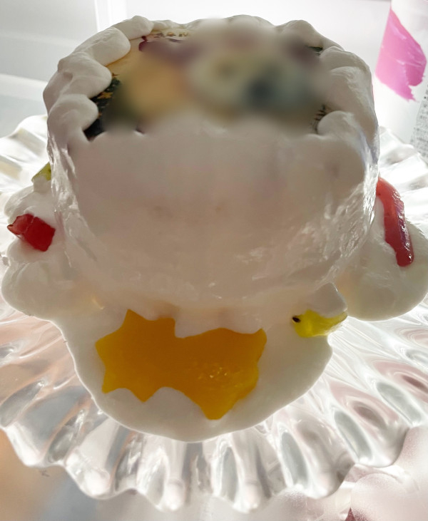 わんちゃん用EWP対応 室内犬用 ワンワン写真ケーキ 3号 9cmの口コミ・評判の投稿画像